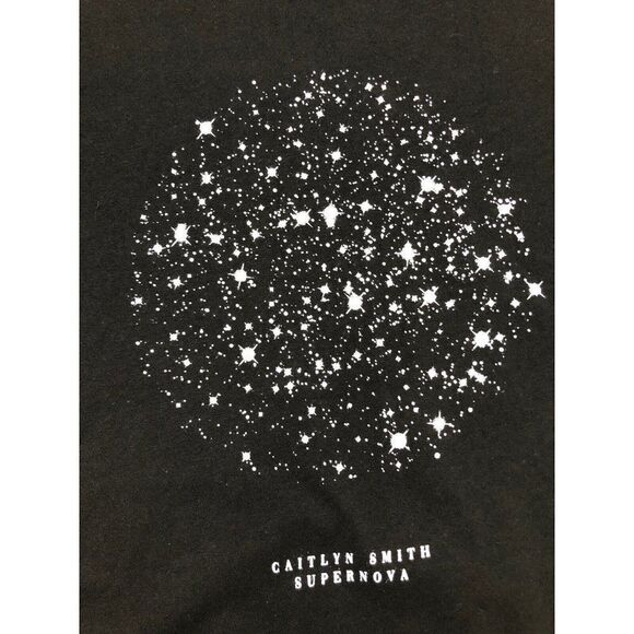Caitlyn Smith Supernova Graphic T-shirt Women Medium Black Album Concert Music - Picture 2 of 6